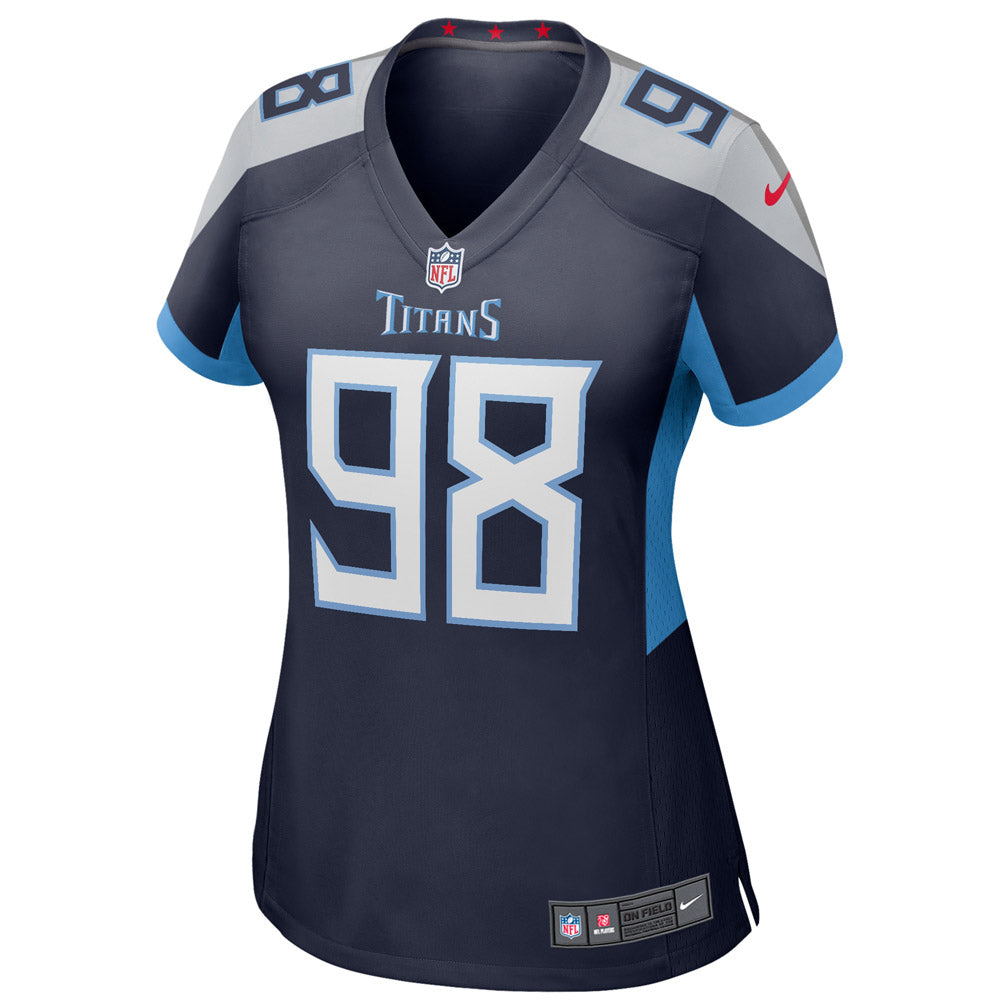 Women's Jeffery Simmons Tennessee Titans Game Jersey Navy