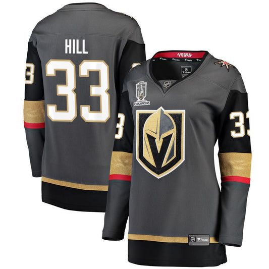 Adin Hill  Vegas Golden Knights Fanatics Branded Women's 2023 Stanley Cup Champions Alternate Breakaway Jersey - Black